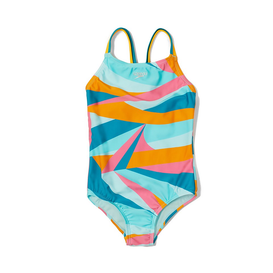 Print Strappy Back One Piece