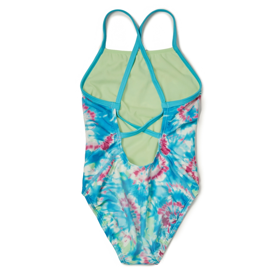 Printed X Back One Piece