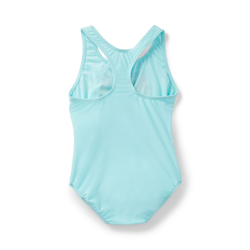 Ruffled Detail Racerback One Piece