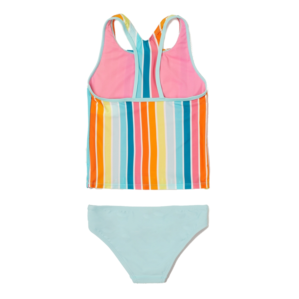 Printed Racerback Tankini Set