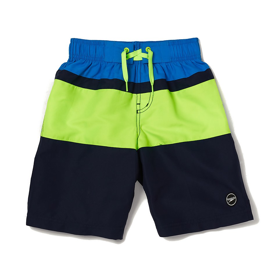 Boy's Colorblocked Boardshort 17" Blue