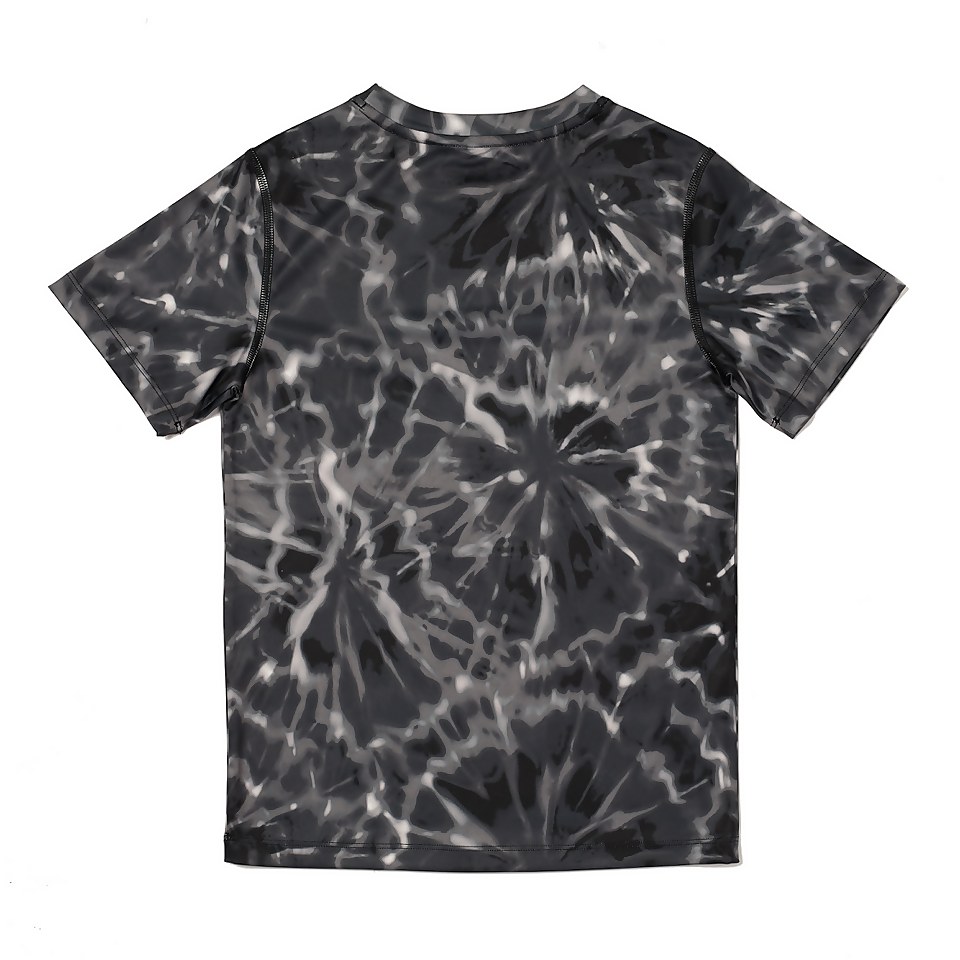 Short Sleeve Printed Swim Shirt