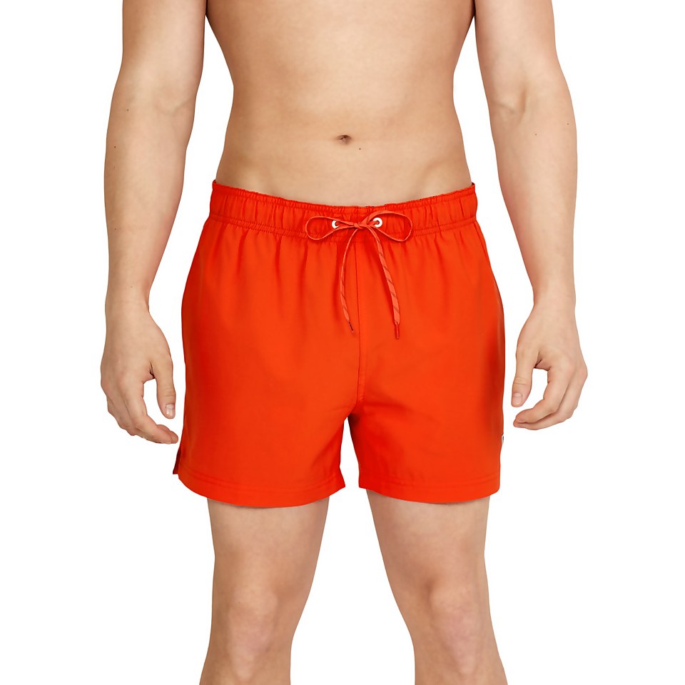 Men's Solid Redondo Edge 14" Volley Swim Trunks Orange