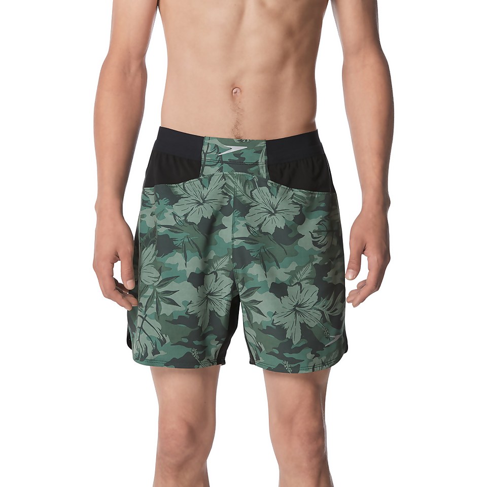Men's Hidden Trop Speedo Explorer Training Short 16" Green