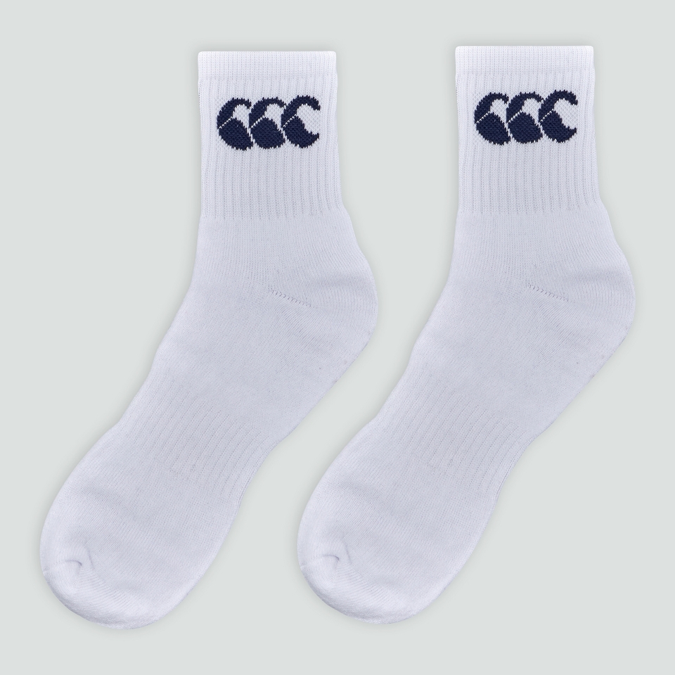 CANTERBURY CREW SOCK 3 PACK AU WHITE/NAVY