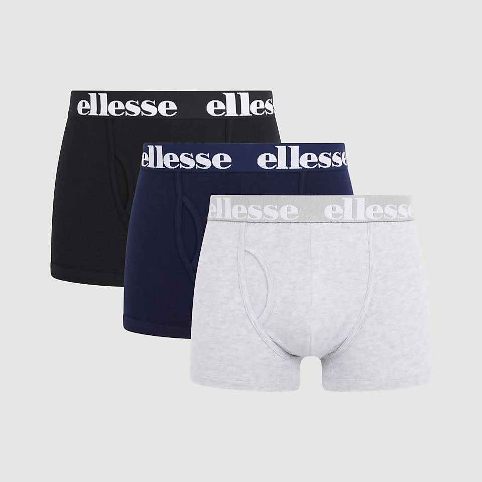 Hali Boxershorts für Herren, Schwarz/Marineblau/Grau