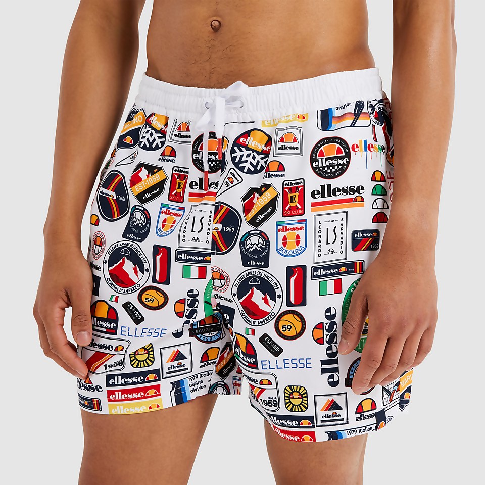 Badeshorts Roulle Weiß für Herren