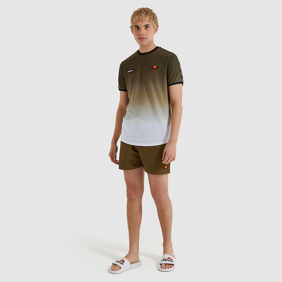 Men's Fedora Fade Tee Khaki/White