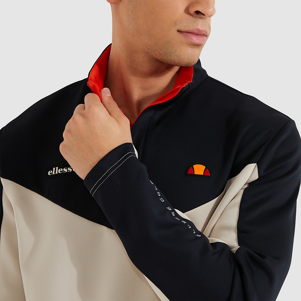 Top Torenzo mit halbem Reißverschluß Beige für Herren