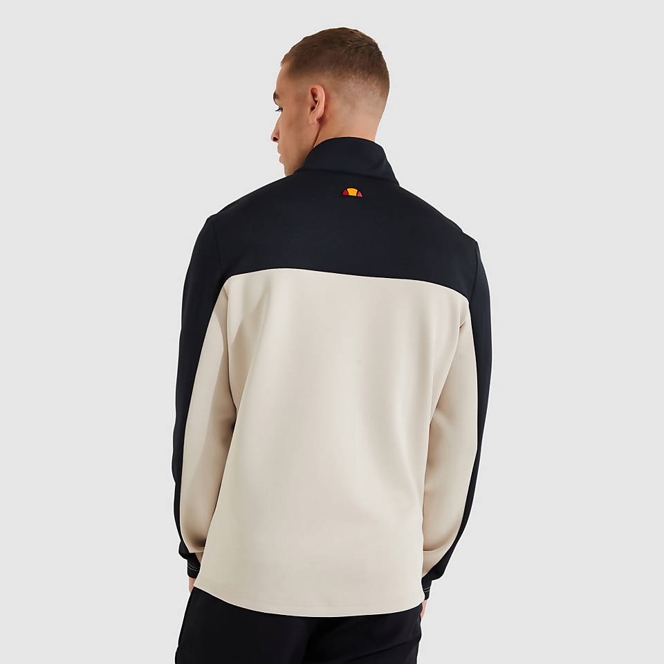 Top Torenzo mit halbem Reißverschluß Beige für Herren