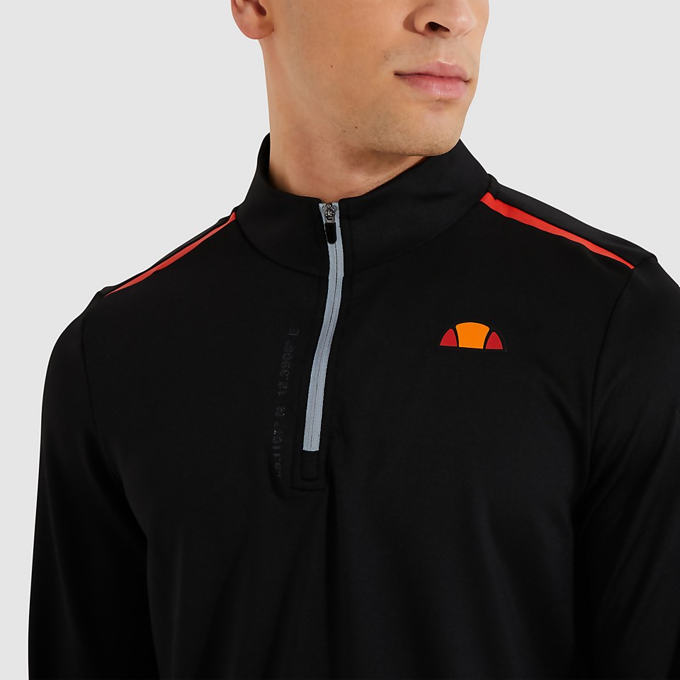 Top mit halbem Reißverschluss Epitome Schwarz für Herren