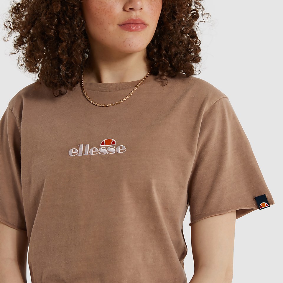 Women's Celesi Cropped Tee Brown