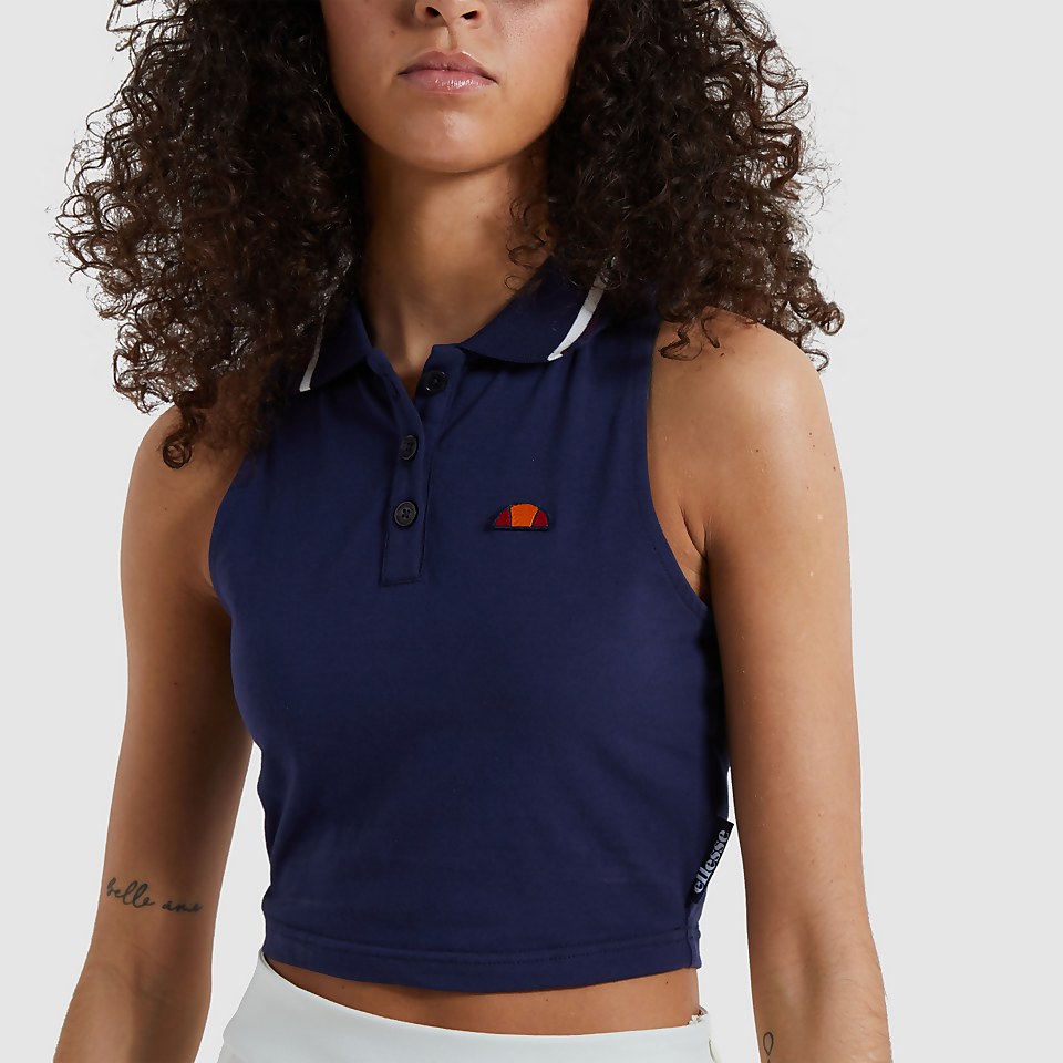 Bauchfreies Tank-Top Ontom Marineblau für Damen