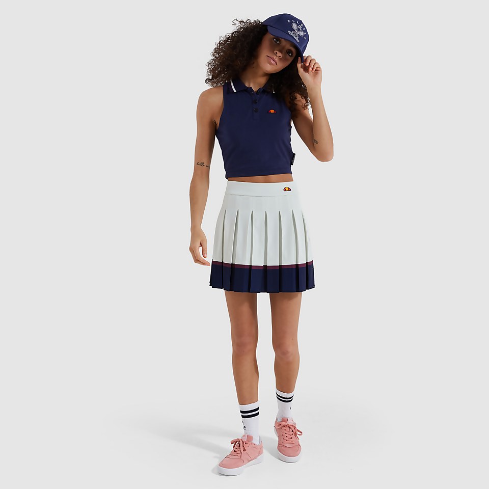 Bauchfreies Tank-Top Ontom Marineblau für Damen
