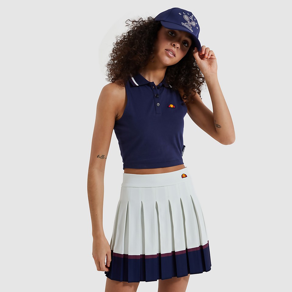 Bauchfreies Tank-Top Ontom Marineblau für Damen