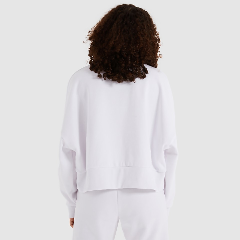 Women's Circular Sweatshirt White