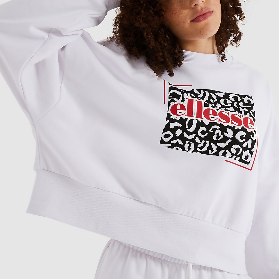 Women's Circular Sweatshirt White