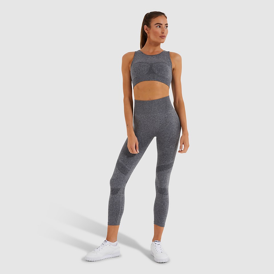 Women's Ablaze Cropped Vest Grey Marl