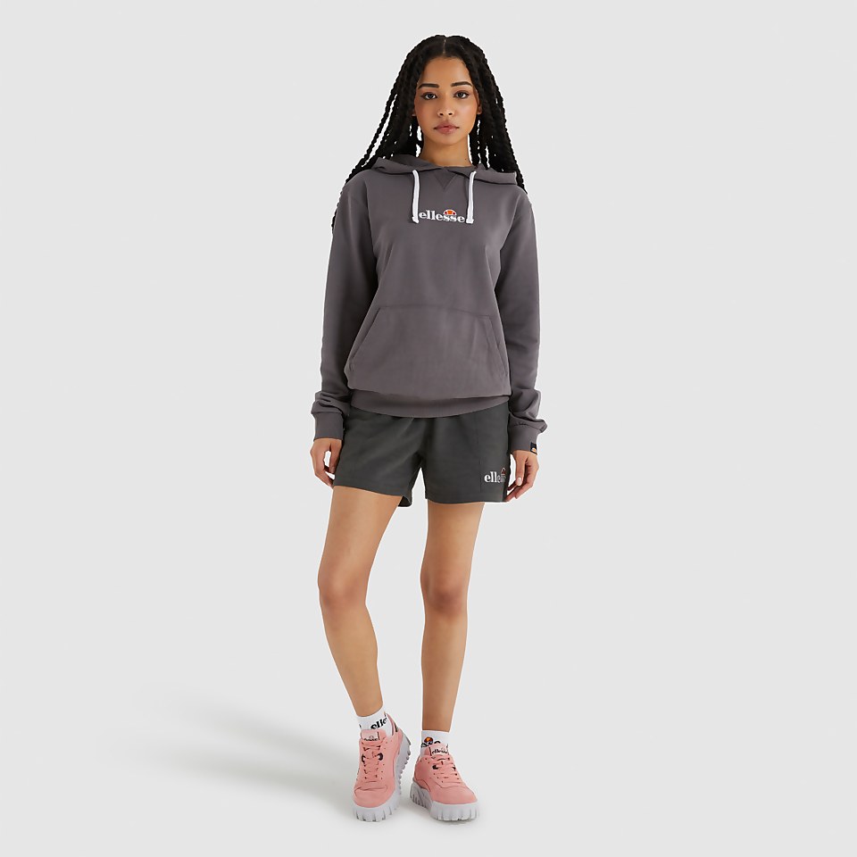 Kapuzenpullover Content Dunkelgrau für Damen