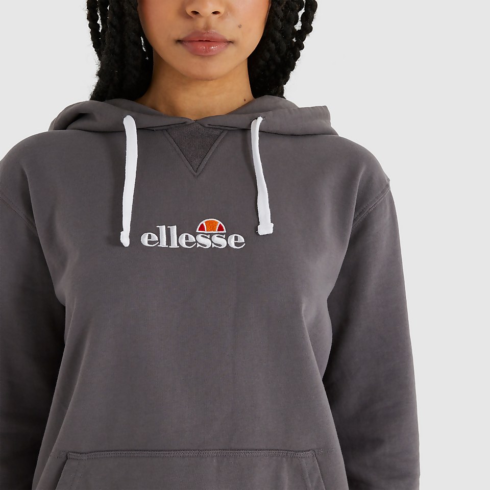 Kapuzenpullover Content Dunkelgrau für Damen