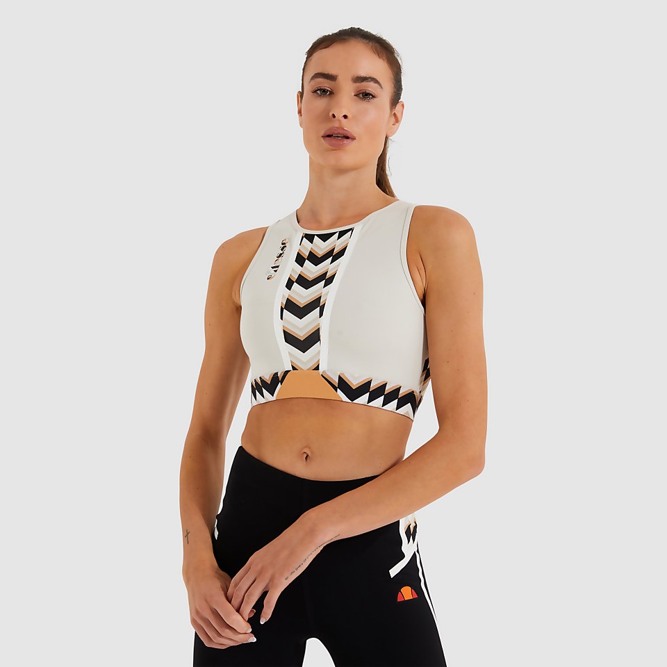 Bauchfreies Top Sizzle Hellgrau für Damen