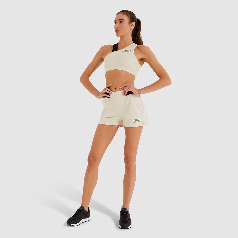 Bauchfreies Tank-Top Pacey Beige für Damen