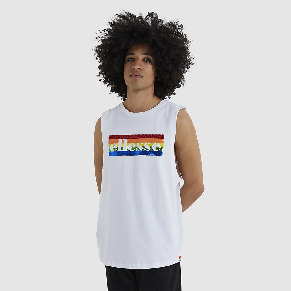 Unisex Lollipop Vest Top White