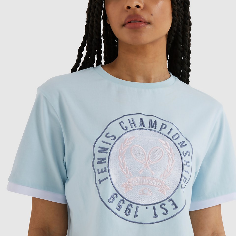 Women's Classio Cropped T-Shirt Blue