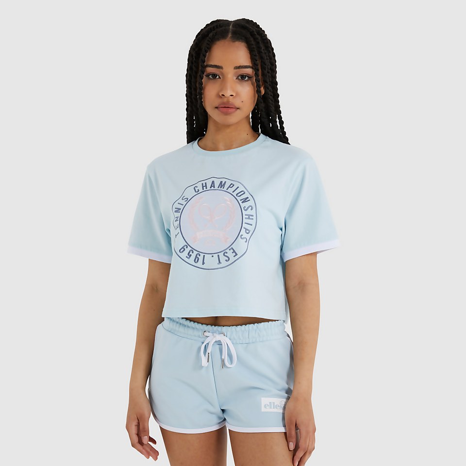 Women's Classio Cropped T-Shirt Blue