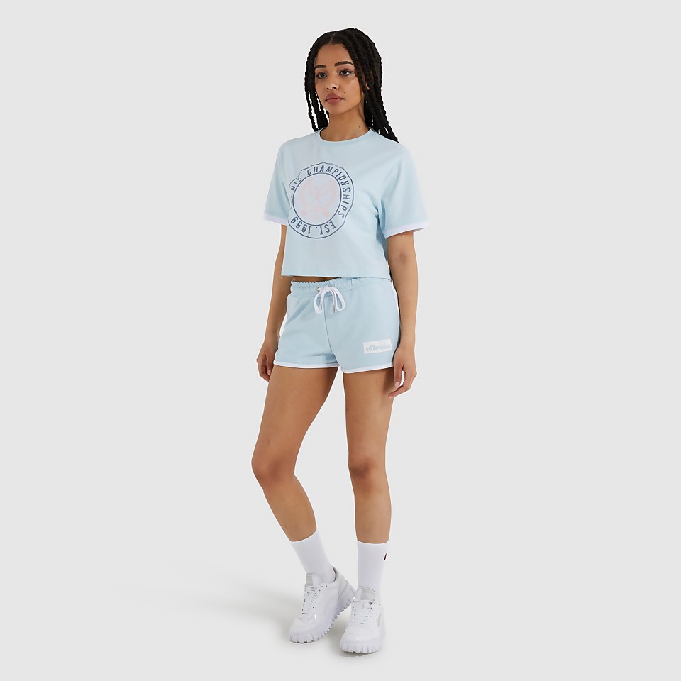 Women's Classio Cropped T-Shirt Blue