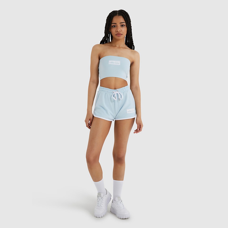 Stampa Shorts Blau für Damen
