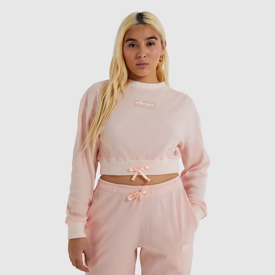Women's Lusso Cropped Sweatshirt Pink