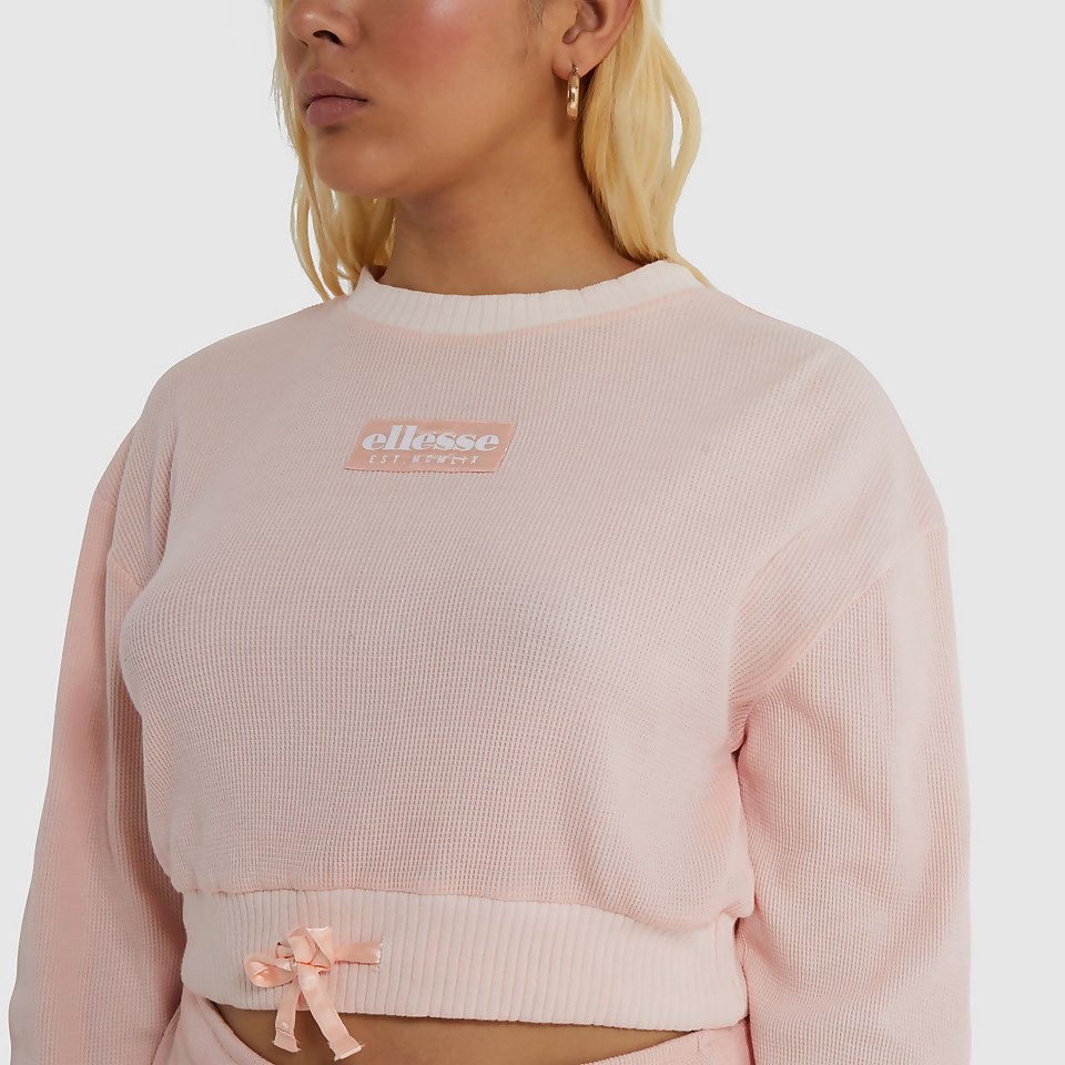Women's Lusso Cropped Sweatshirt Pink