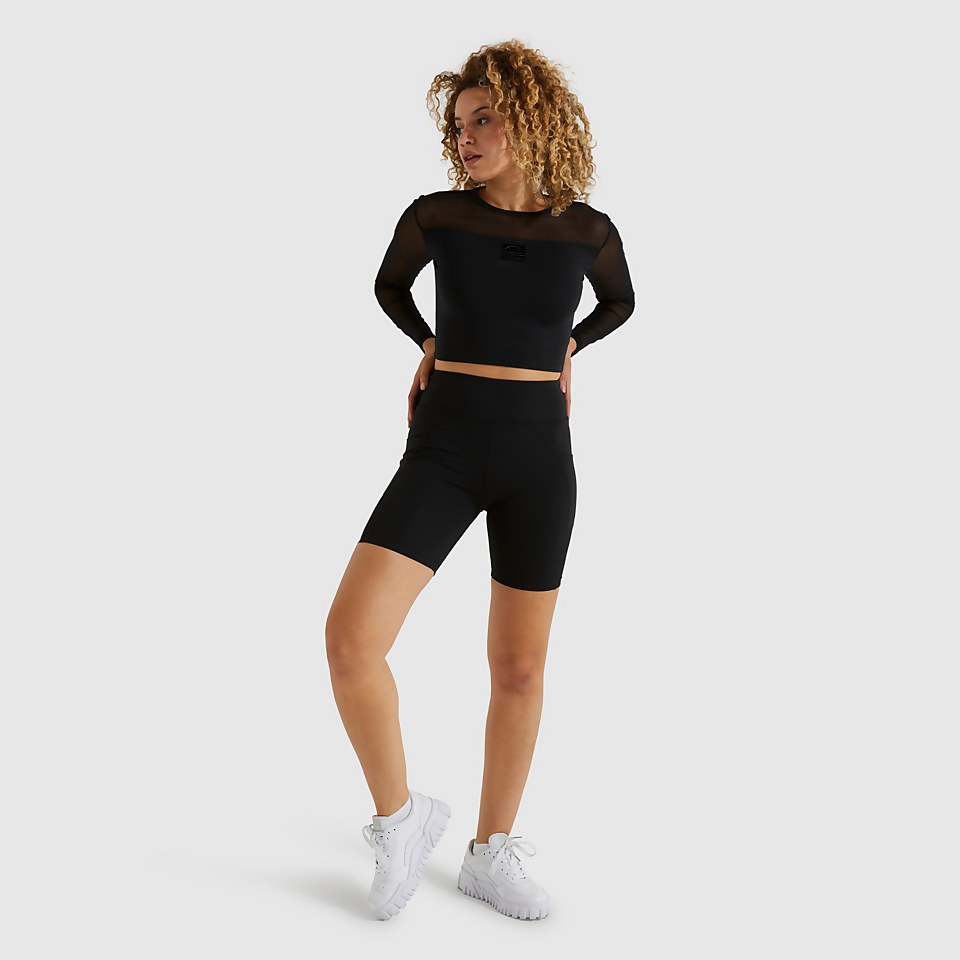 Women's Sticazzi Cropped T-Shirt Black