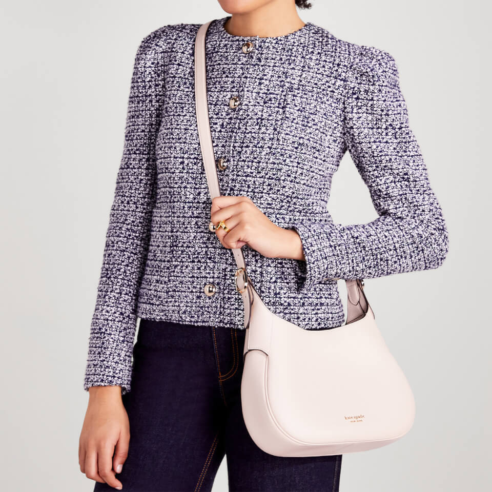 Kate Spade New York Women s Penny Pebbled Small Hobo Bag Milk Glass