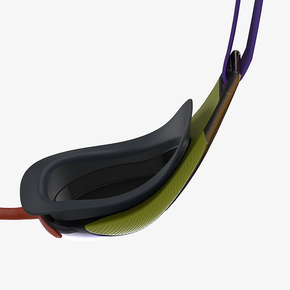 Lunettes de natation Adulte Fastskin Hyper Elite Miroir violettes/vertes