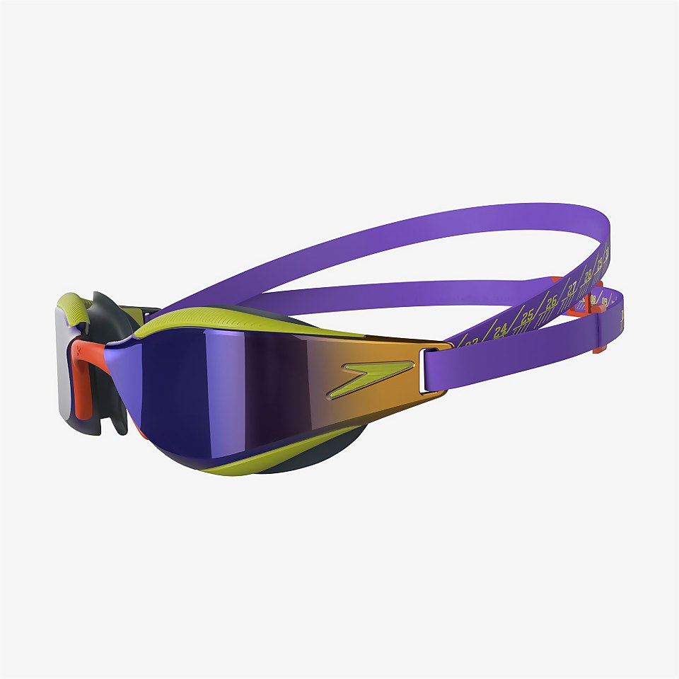 Lunettes de natation Adulte Fastskin Hyper Elite Miroir violettes/vertes