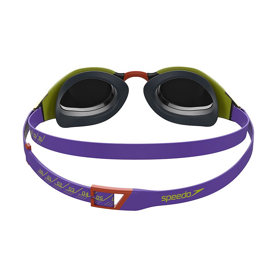 Lunettes de natation Adulte Fastskin Hyper Elite Miroir violettes/vertes