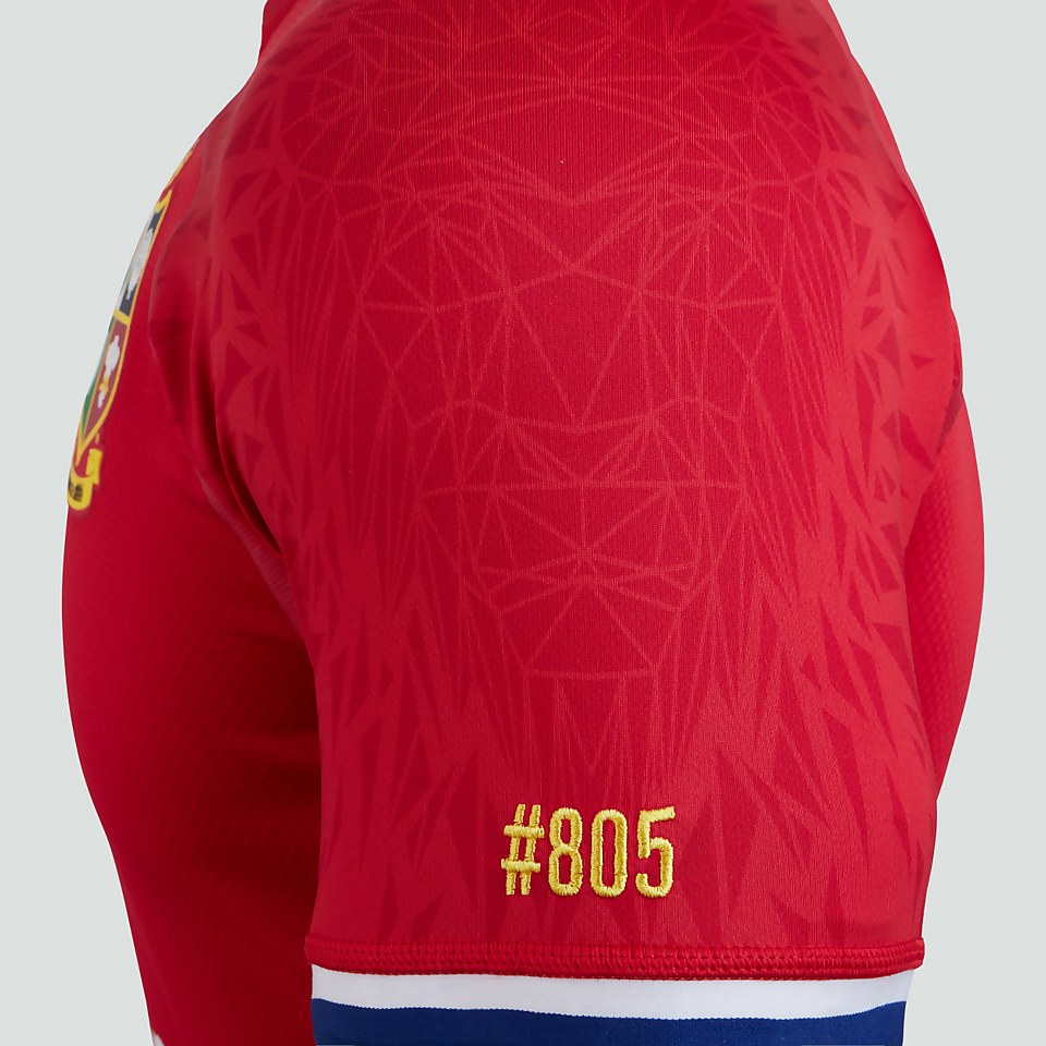 MENS LIMITED EDITION BRITISH IRISH LIONS TEST JERSEY RED