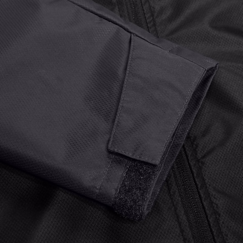MENS PRO II VAPOSHIELD FULL ZIP RAIN JACKET BLACK
