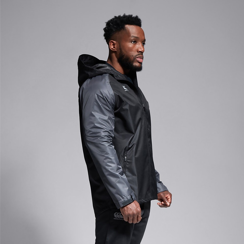 MENS PRO II VAPOSHIELD FULL ZIP RAIN JACKET BLACK