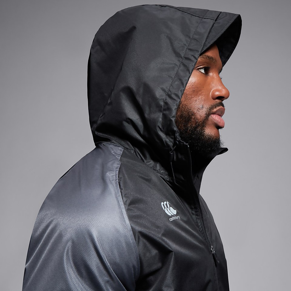 MENS PRO II VAPOSHIELD FULL ZIP RAIN JACKET BLACK
