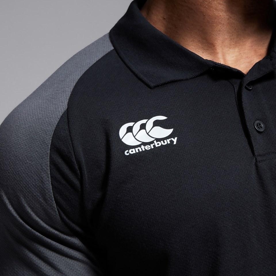 MENS PRO II PERFORMANCE COTTON POLO SHIRT BLACK