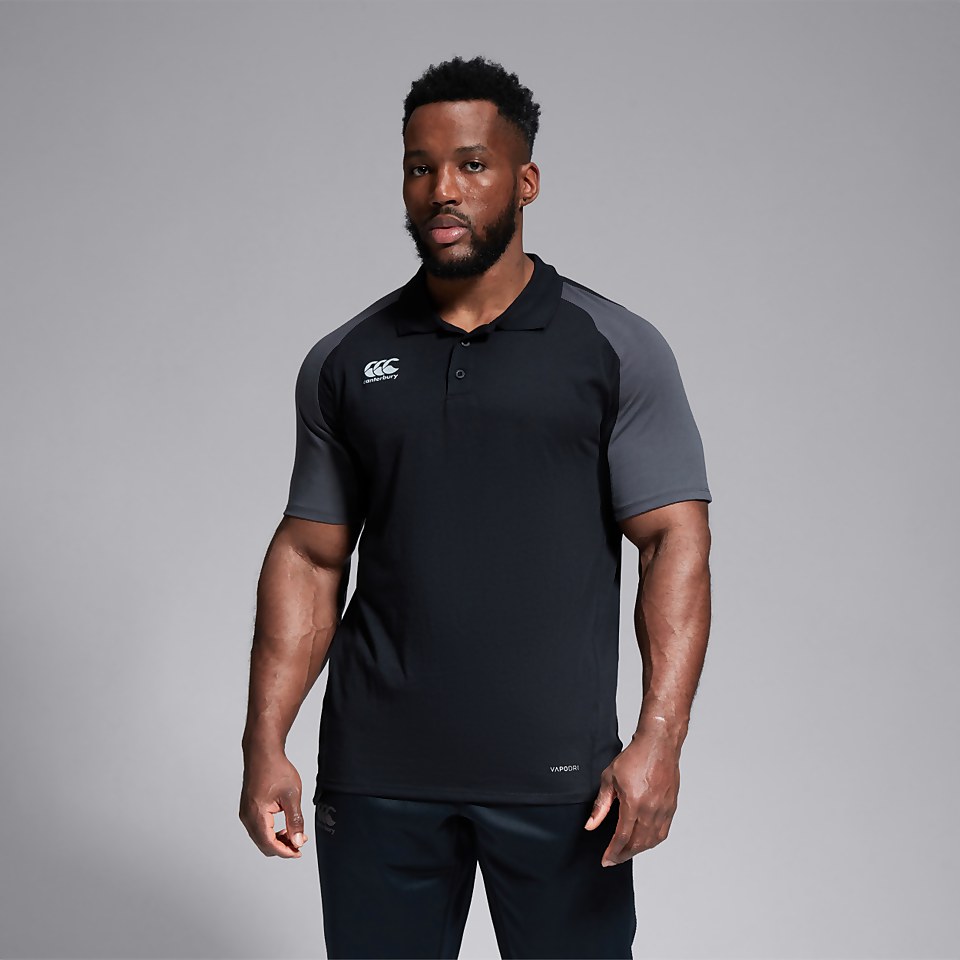 MENS PRO II PERFORMANCE COTTON POLO SHIRT BLACK