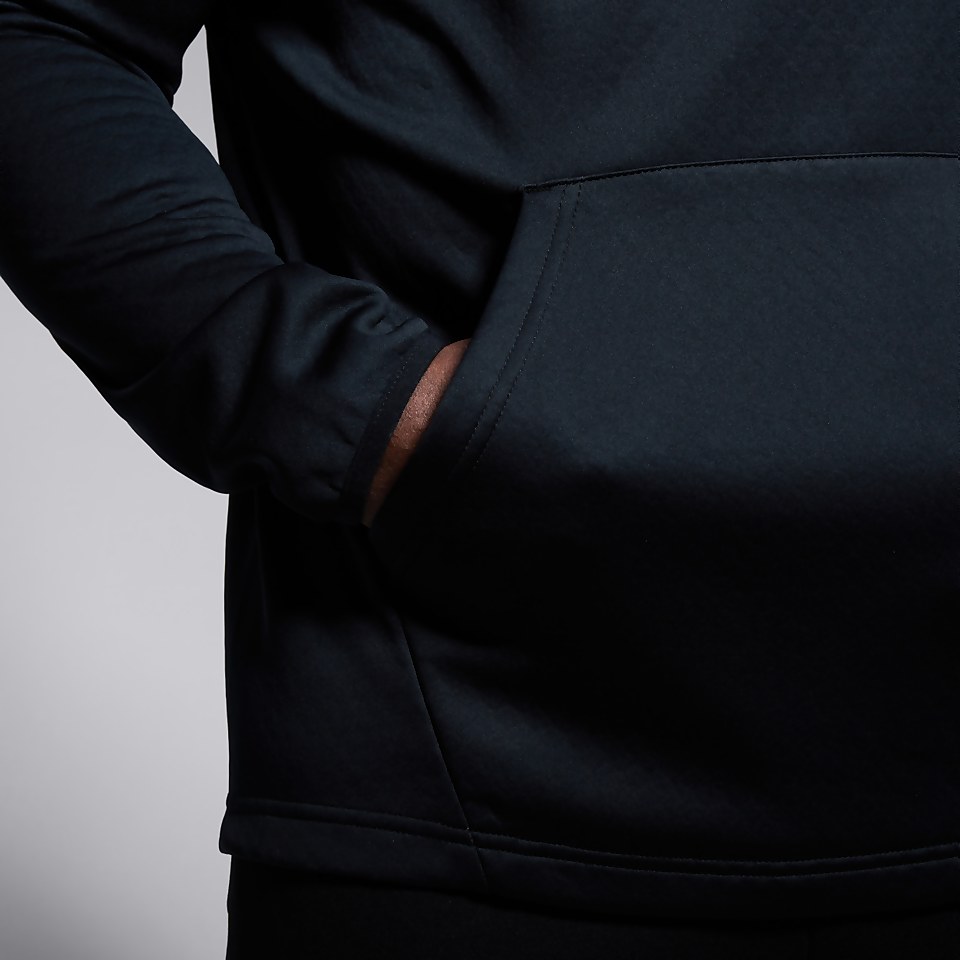 MENS PRO II THERMOREG OVERHEAD HOODY BLACK