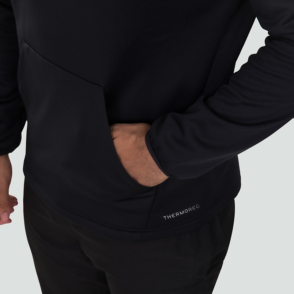MENS PRO II THERMOREG OVERHEAD HOODY BLACK