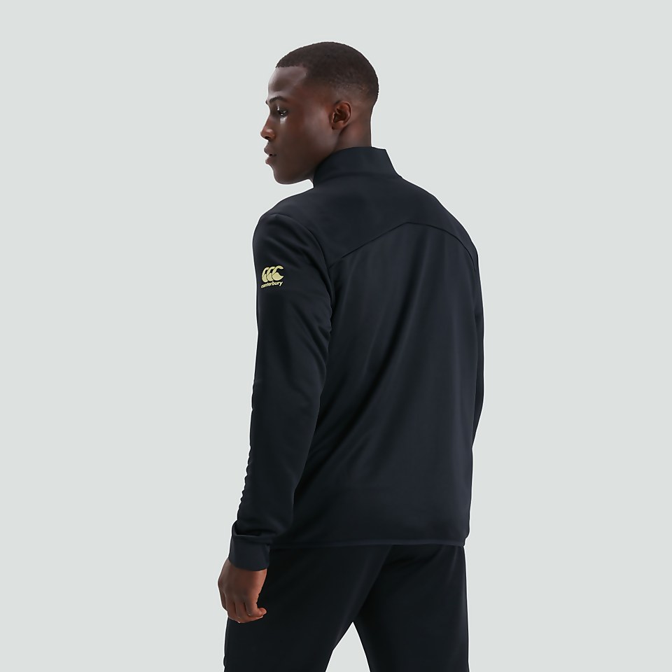 MENS FULL ZIP TRACK JACKET BLACK