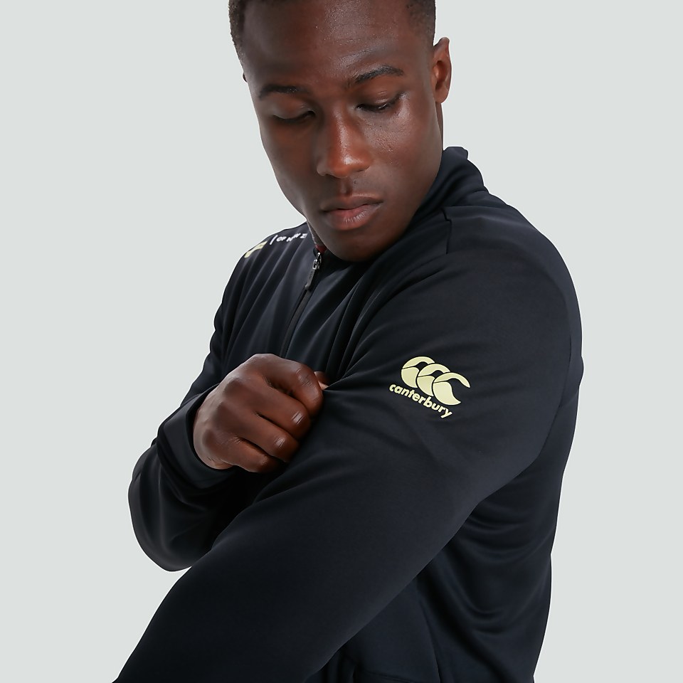 MENS FULL ZIP TRACK JACKET BLACK