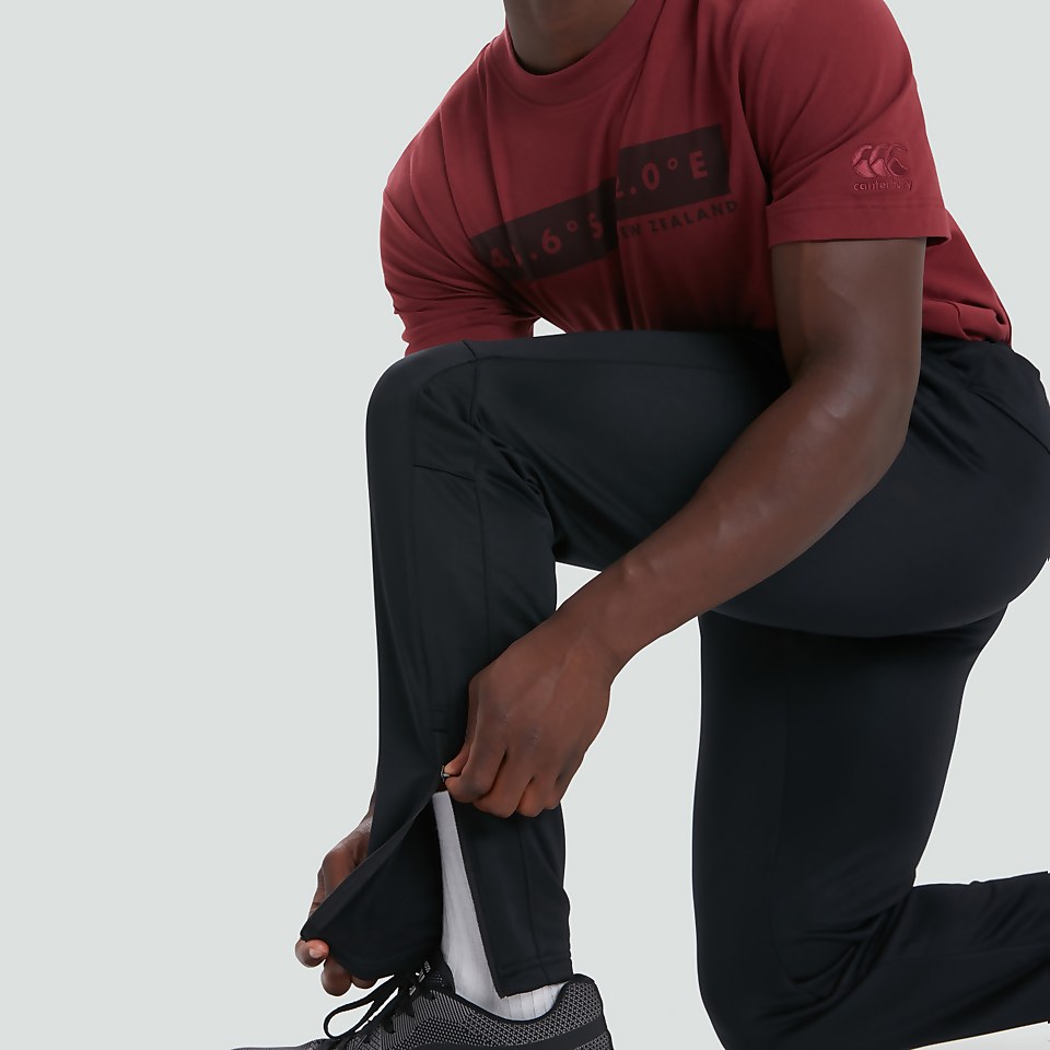 MENS VAPODRI POLY KNIT PANT BLACK