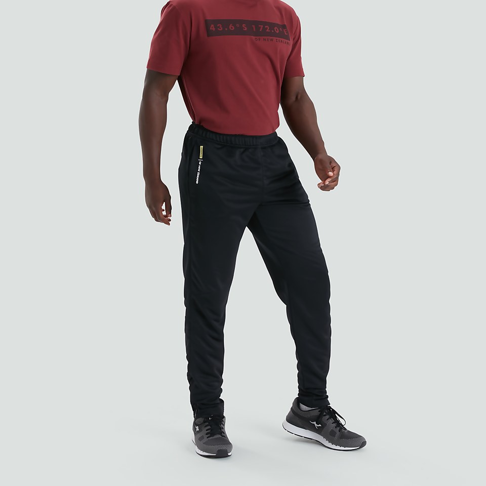 MENS VAPODRI POLY KNIT PANT BLACK